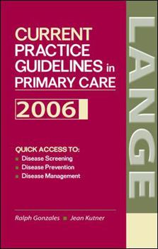 Paperback Current Practice Guidelines in Primary Care Book