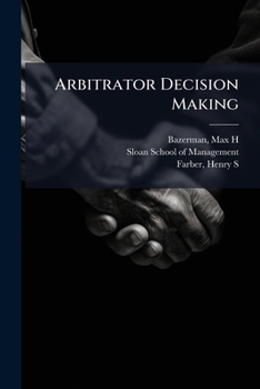 Paperback Arbitrator Decision Making Book