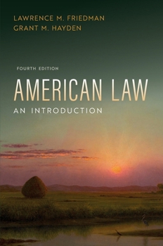 Paperback American Law: An Introduction Book