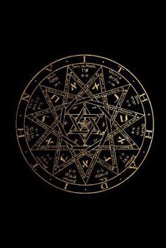 Satanic Sigil: Pentagram Hexagram Magic Journal - Black and Gold | College Ruled Lined Pages (Journal, Notebook, Diary, Composition Book) (Volume 3)