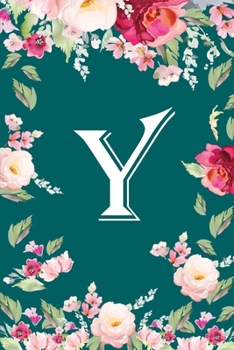 Paperback Y: Flower Monogram Initial Y Floral Watercolor Beautiful Book
