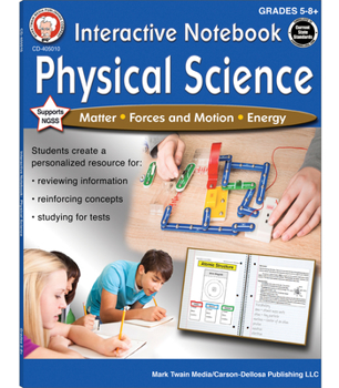 Paperback Interactive Notebook: Physical Science, Grades 5 - 8 Book