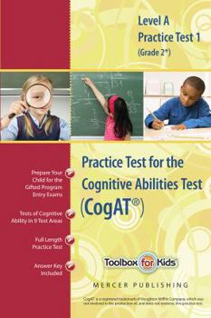 Paperback Cognitive Abilities Test CogAT® Multilevel A Book (Grade 2*) - Practice Test 1 (Form 6) Book