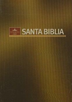 Rvr60 Santa Biblia Letra Supergigante, Leathersoft, Azul Con ?ndice Y Cierre