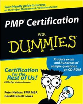 Paperback PMP Certification for Dummies [With CDROM] Book