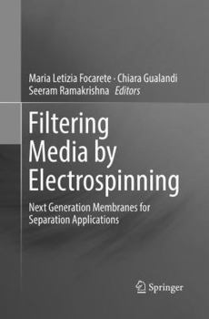 Paperback Filtering Media by Electrospinning: Next Generation Membranes for Separation Applications Book