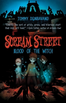 Paperback Scream Street: Blood of the Witch [With 4 Collectors' Cards] Book