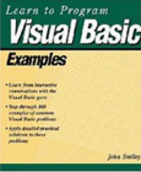 Paperback Learn to Program Visual Basic Examples Book
