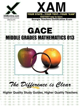 Paperback GACE Middle Grades Mathematics 013 Book