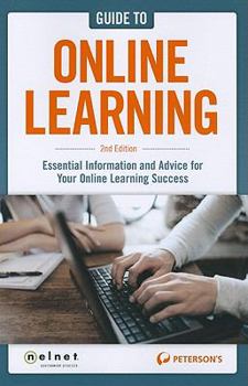 Paperback Guide to Online Learning (Peterson's Guide to Online Learning) Book