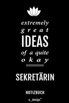 Notizbuch für Sekretäre / Sekretär / Sekretärin: Originelle Geschenk-Idee [120 Seiten kariertes blanko Papier] (German Edition)