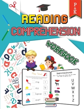 Paperback Reading Comprehension Workbook: Preschool and Kindergarten Activity Book for Classroom and Home, Boost Grammar and Reading Comprehension Skills Book