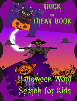 Paperback Trick or Treat Book: Halloween Word Search for Kids Book