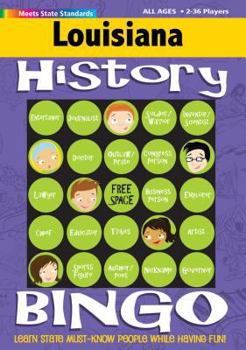 Hardcover Louisiana History Bingo Game! Book
