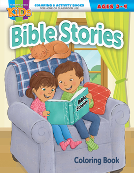 Paperback Bible Stories: Coloring Book for Ages 2-4 Book