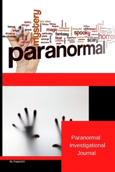 Paperback Paranormal Investigation Journal Book