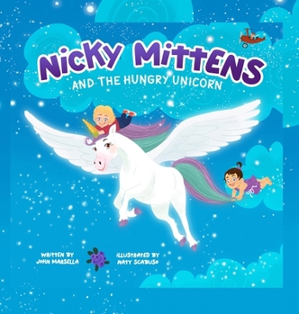 Hardcover Nicky Mittens and the Hungry Unicorn [Large Print] Book