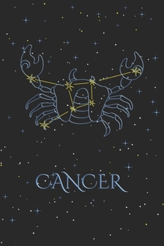 Paperback Daily Planner - Zodiac Sign Cancer: Horoscope Appointment Book, Astrology weekly calendar, undated, 120 Pages, 6" x 9" Organizer Book