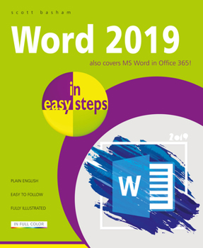 Paperback Word 2019 in Easy Steps Book