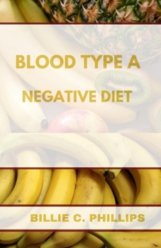 Paperback Blood Type a Negative Diet Book
