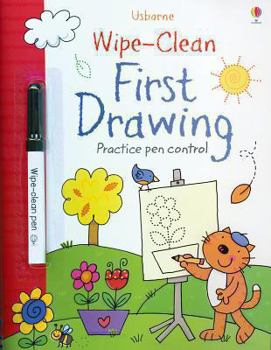 Wipe-Clean First Drawing - Book  of the Usborne Wipe-Clean Books