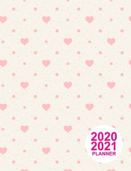 2020 2021 Planner: Cute Daily, Weekly and Monthly Planner 2 Years Agenda Schedule Organizer Logbook and Personal Journal Diary 24 Months Calendar Two Year Appointment Book Cover Design Code DT 0010299