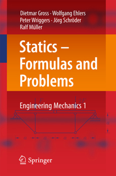 Paperback Statics - Formulas and Problems: Engineering Mechanics 1 Book