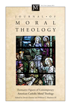 Hardcover Journal of Moral Theology, Volume 1, Number 1 Book