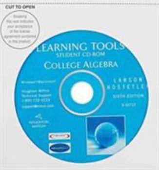 CD-ROM Student CD-ROM for Larson S College Algebra, 6th Book