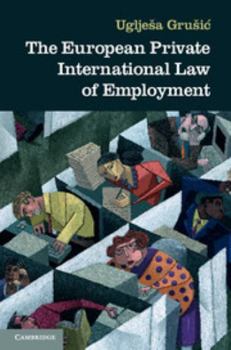 Hardcover The European Private International Law of Employment Book