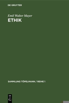 Hardcover Ethik [German] Book