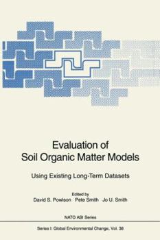 Paperback Evaluation of Soil Organic Matter Models: Using Existing Long-Term Datasets Book