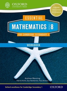 Paperback Essential Mathematics for Cambridge Secondary 1 Stage 8 Work Book