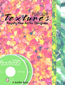 Paperback Foliage Textures: Royalty Free Art for Designers Book