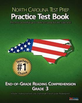 Paperback North Carolina Test Prep Practice Test Book End-of-grade Reading Comprehension Grade 3 Book
