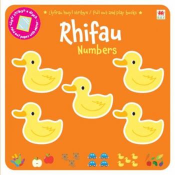 Hardcover Rhifau / Numbers (Cyfres Hwyl Stribyn) (English and Welsh Edition) [Welsh] Book