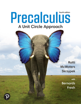 Hardcover Precalculus: A Unit Circle Approach Book