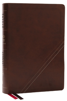 Imitation Leather Nkjv, Word Study Reference Bible, Leathersoft, Brown, Red Letter, Comfort Print: 2,000 Keywords That Unlock the Meaning of the Bible Book