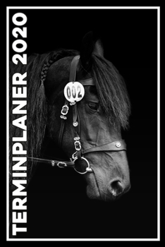 Terminplaner 2020: Jahresplaner von September 2019 bis Dezember 2020 mit Pferd - Planer mit 174 Seiten in weiß im Format A5 mit glänzendem Soft Cover. (German Edition)