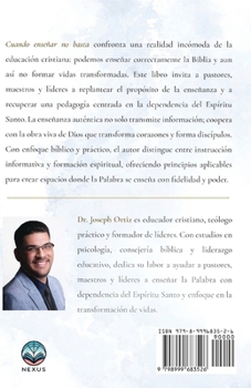 Paperback Cuando enseñar no basta [Spanish] [Large Print] Book
