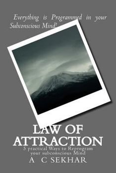 Paperback Law of Attraction: 5 practical Ways to Reprogram your subconscious Mind Book