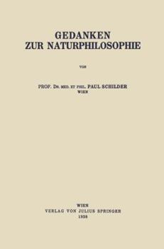 Paperback Gedanken Zur Naturphilosophie [German] Book