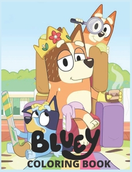 Bl?e? Coloring Book: Encourage Creativity for Kids Ages 2-4 & Toddlers with One Sided Drawing Pages Of Characters and Iconic Scenes