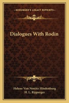Paperback Dialogues With Rodin Book