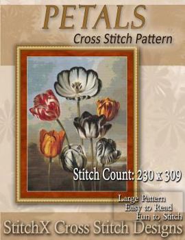 Paperback Petals Cross Stitch Pattern Book