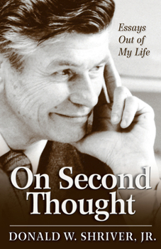 Paperback On Second Thought: Essays Out of My Life Book