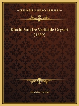 Hardcover Klucht Van De Verliefde Grysert (1659) [Dutch] Book