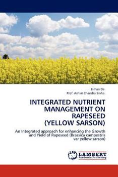 Paperback Integrated Nutrient Management on Rapeseed (Yellow Sarson) Book