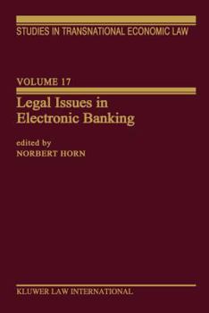 Hardcover Legal Issues in Electronic Banking Book