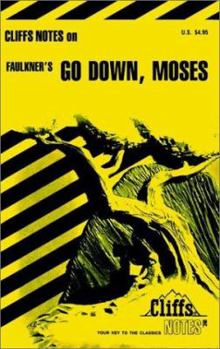Paperback Cliffsnotes Faulkner's Go Down, Moses Book